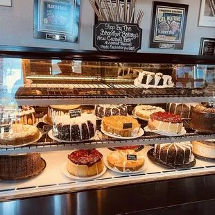 Cheesecake at entrance