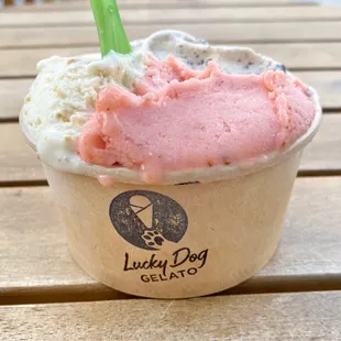 Strawberry Guava, Key Lime &amp; Kona Coffee Gelato