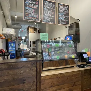 a view of the counter
