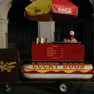 Get Your Late Night Hot Dog Fix 7 Days a Week at Lucky Dogs - Conveniently Located at Caesars New Orleans Hotel &amp; Casino