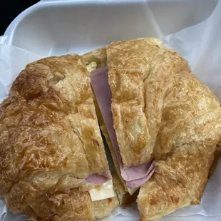 Breakfast croissant