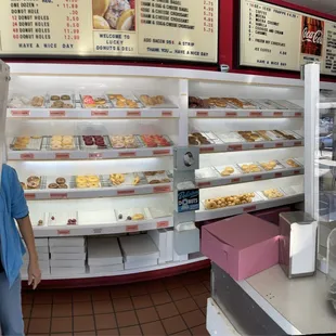 Donut display... notice how almost all the donut holes are gone :(