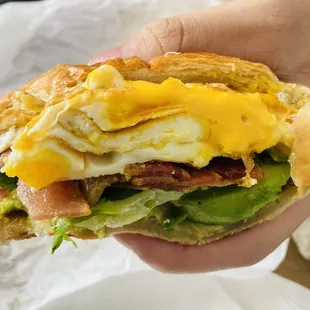 To die for #5 with bacon, eggs, and cheese