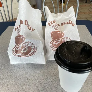 Donuts &amp; Coffee to go!