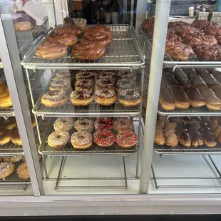 Maple Bar Donut, Maple Frosted w/Bacon Donut, Chocolate Bar Donut, Cereal Donut with Fruit Loops &amp; Chocolate Frosting &amp; more