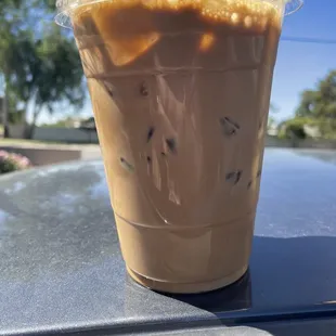 Iced Coffee with vanilla