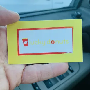 Cool looking business card logo