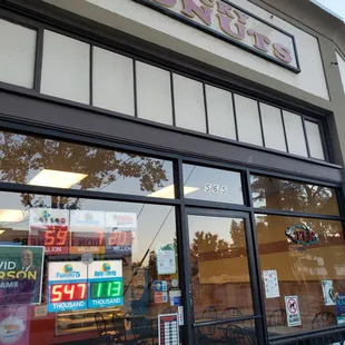 the front of the store