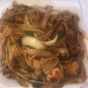 Shrimp lomein