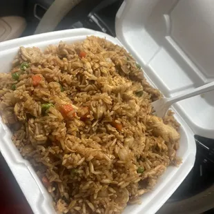 Same chicken fried rice as last picture.