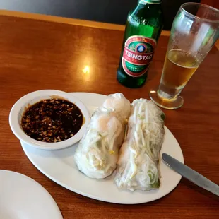 Vietnamese Fresh Spring Rolls.  Light And Delicious!