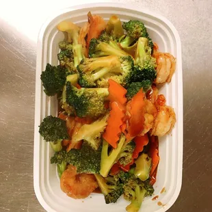 Shrimp with Broccoli