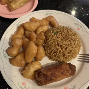 Sweet and sour chicken.
