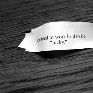 My fortune for the day.