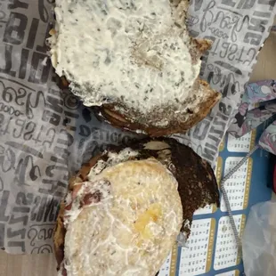 Overloaded cracked pepper cream cheese
