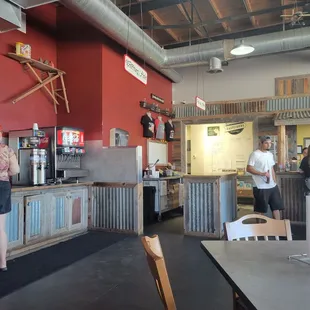 customers in the kitchen