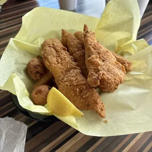 Fired catfish is delicious