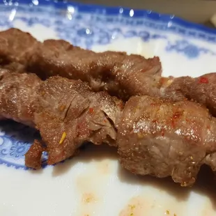 Beef cumin skewer