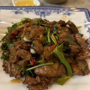 Stir Fry Spicy Beef