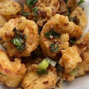 Spicy fried shrimp
