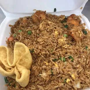 Shrimp Fried Rice Spicy!