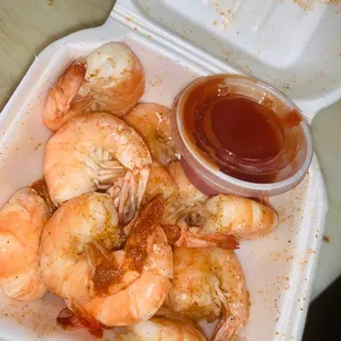 Boiled Shrimp ! 15 pieces or 30 pieces Spicy or plain :)