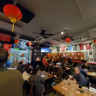 Inside tasting room lunar new year 2022