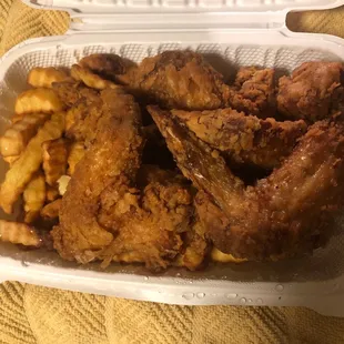 Four wings, French fries, Feb 2023