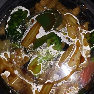 Small hunan chicken good and fresh made it into 2 meals