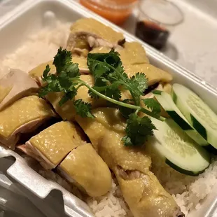 海南雞飯 Haianese chicken rice