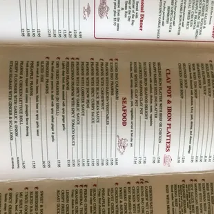 Menu July 2022