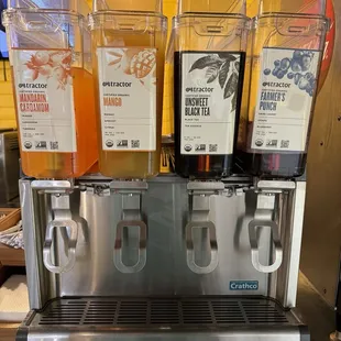 Tractor juice selections.