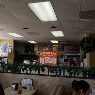 the interior of a restaurant