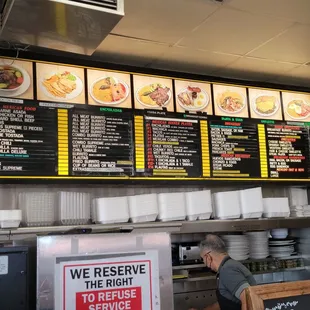 menus and prices