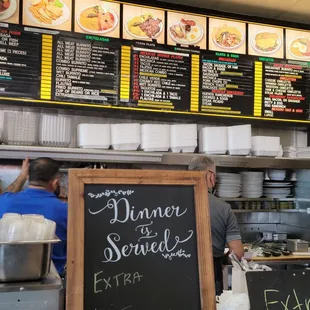 menus and prices