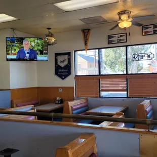 the inside of the restaurant