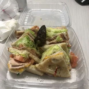 Club sandwich was very testy. Can&apos;t wait to try a burrito.