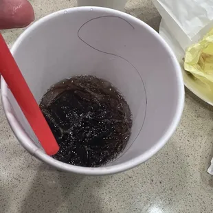 Hair in our drink