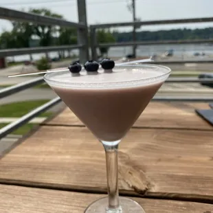 Blueberry Cheesecake Martini