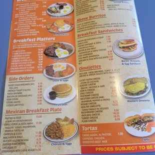 Menu April 2022