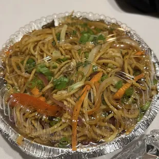 Chow mein lamb