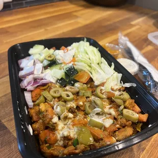 Chicken over Rice Plate