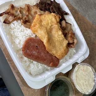 42. BBQ Bento Combo Plate