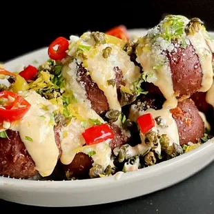 Dirty Fried Cheese Puffs