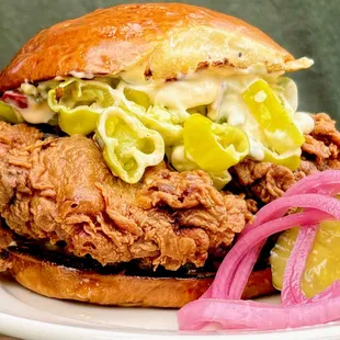 Sicilian Fried Chicken Sandwich