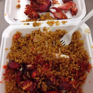 You call this Bourbon Chicken??!! Not! More like rubber chicken with Xa Xiu sauce! NEVER AGAIN!