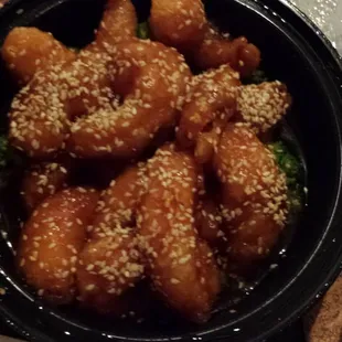 Sesame shrimp