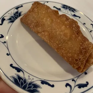Nice egg roll.