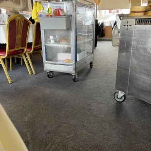 One of their food trolleys