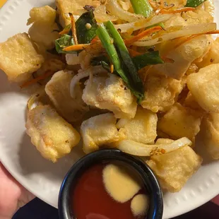 Salt and pepper tofu